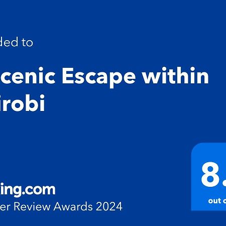 A Scenic Escape Within Nairobi 아파트 외부 사진